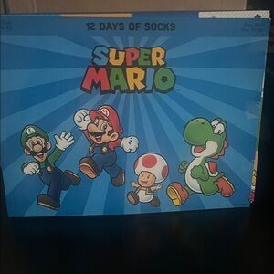 Nintendo Super Mario Sock Collection - Blue, Red, Green